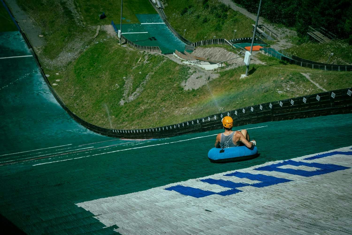 Das «Mountain Tubing» ist noch bis zum 28. September geöffnet.