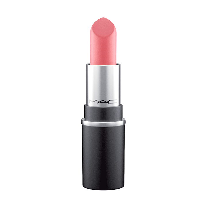 Tocco finale: Rossetto Mini MAC, matte, fr. 18.–, da Import Parfumerie.
