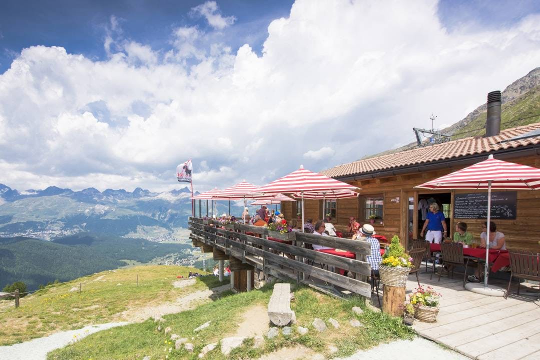 Auf der Alp Languard lässt es sich gut pausieren.