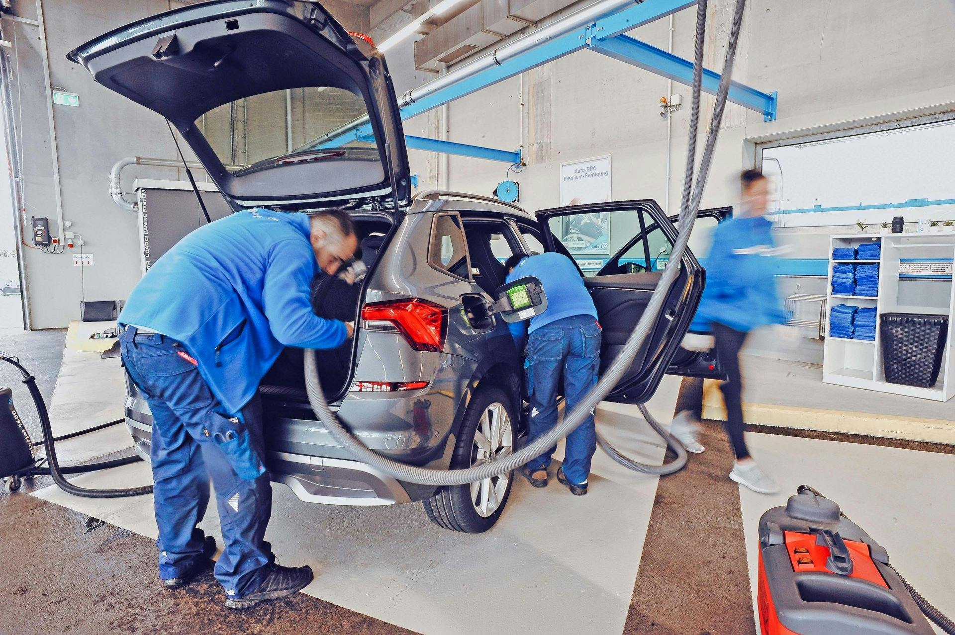 Professioneller Service auch im Innenbereich.