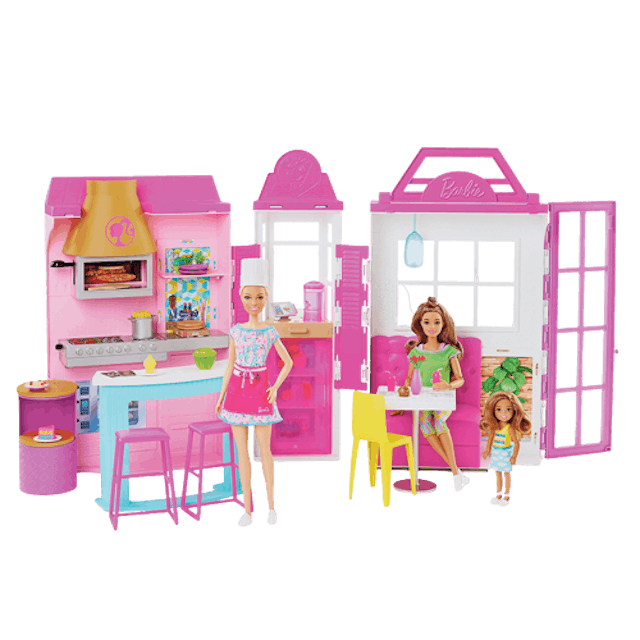 Plastic is fantastic
Barbie Restaurant,
Fr. 69.95, bei microspot.ch. Plastic is fantastic
Barbie Restaurant,
Fr. 69.95, bei microspot.ch.