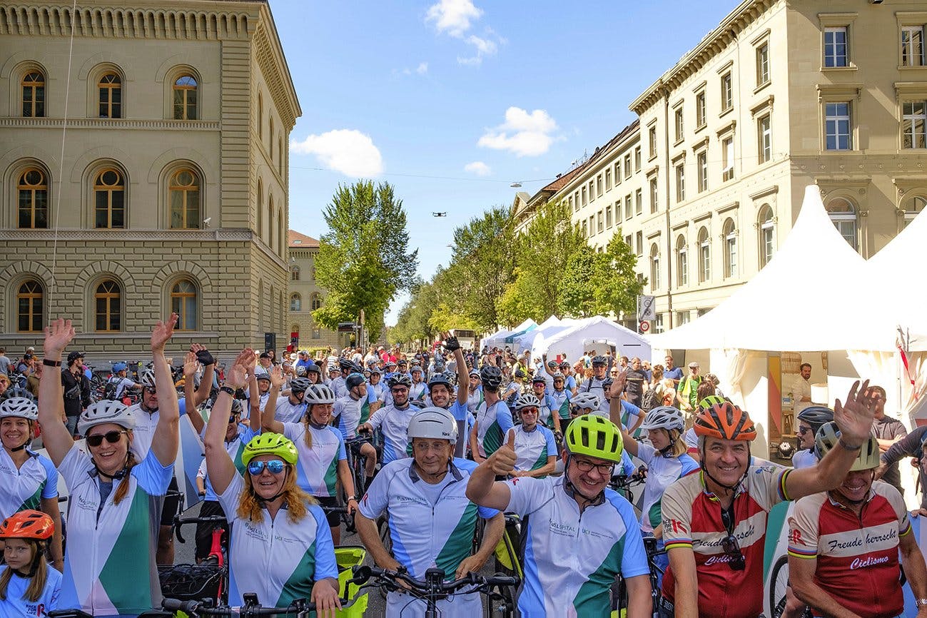 Am Race for Life haben auch 18 Teams des Tumorzentrums der Insel-Gruppe teilgenommen.
