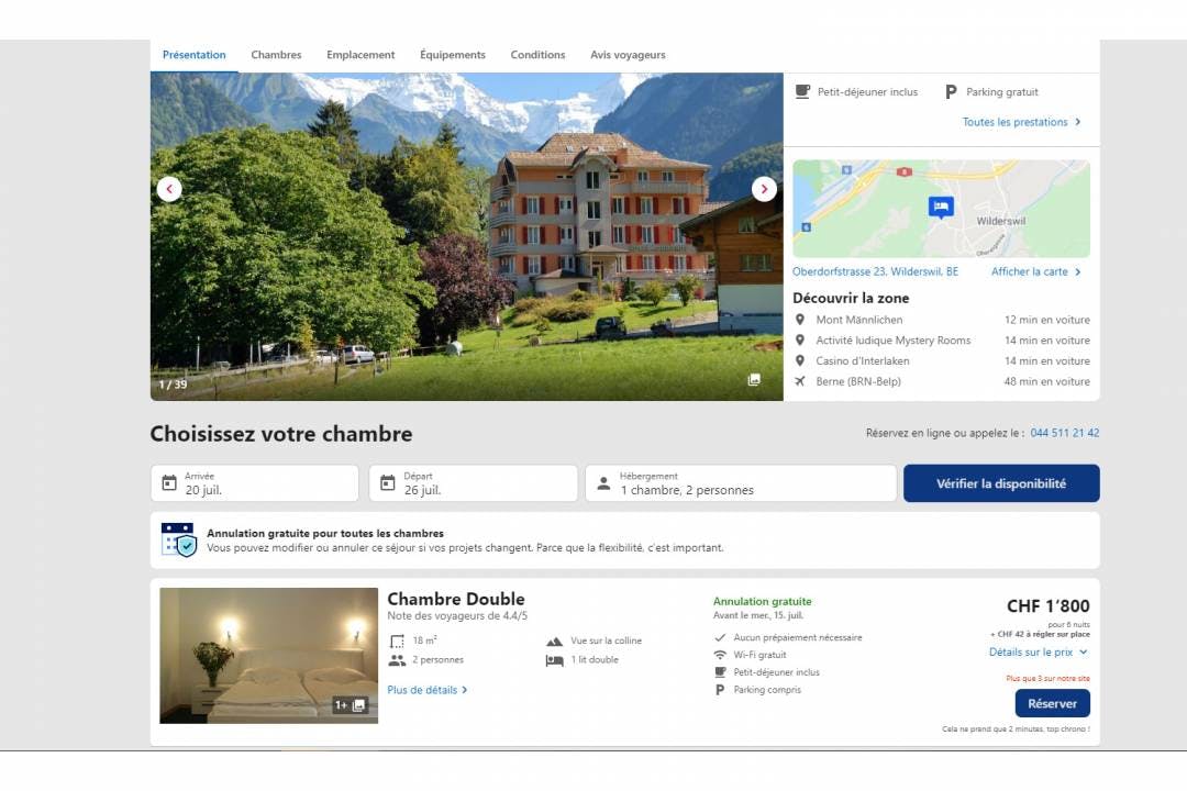 Effectue tes réservations ou tes achats comme d’habitude.