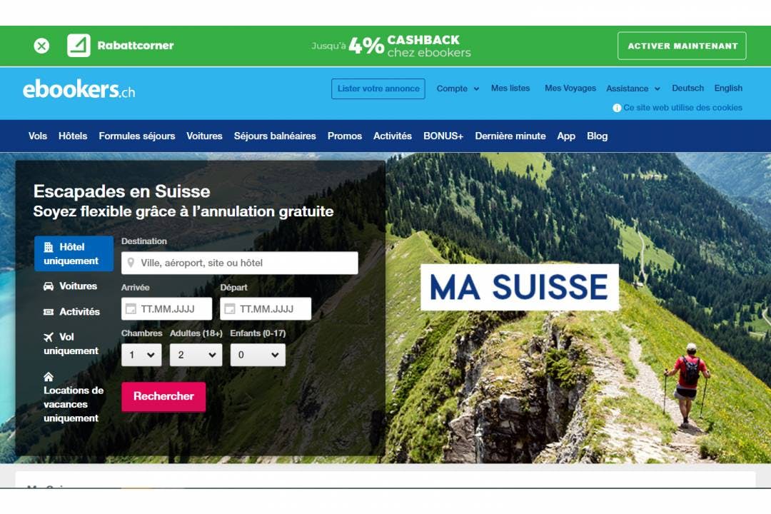 Rends-toi sur le site de ton choix via Rabattcorner ou active ton cashback avec l’extension de navigation.