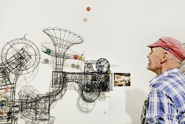 Entstand 1976 im Auftrag des Schweizerischen Bankvereins: Die Skulptur «Wandmobil».