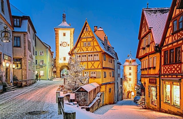Mittelalter-Flair und Weihnachtsromantik in Rothenburg.