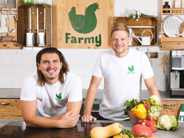 Les co-fondateurs et co-CEOs de Farmy: Roman Hartmann et Tobias Schubert.