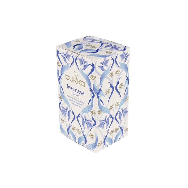 Kräuter-Power: Pukka Bio Tee Feel New, Fr. 5.95 / 20 Beutel, bei Coop. Kräuter-Power: Pukka Bio Tee Feel New, Fr. 5.95 / 20 Beutel, bei Coop.