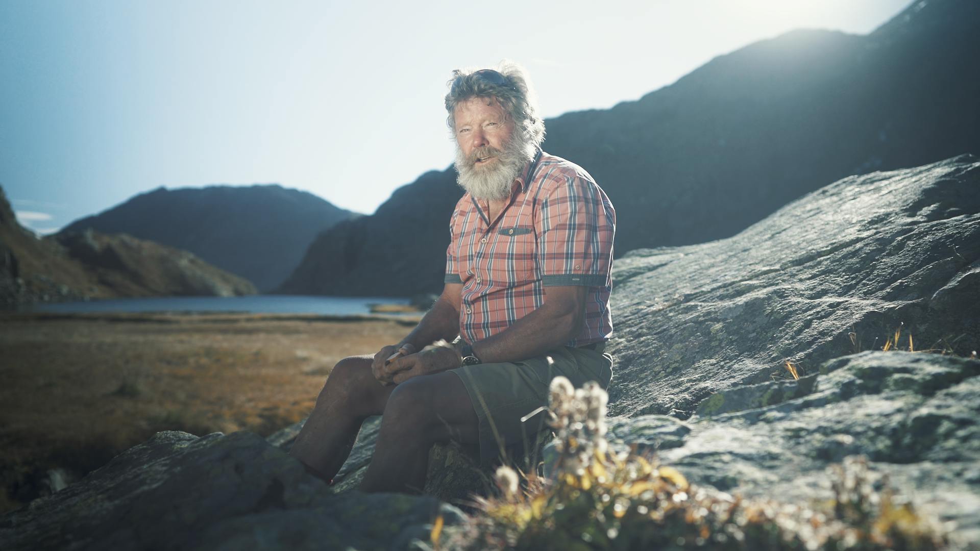 Wanderprofi Ernst weiss: Wer tüchtig marschiert, braucht zwischendurch eine Pause.