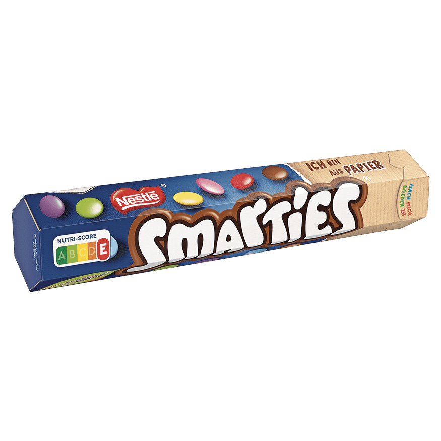 Smarties en tube,
2.35 francs / 130 g, Coop