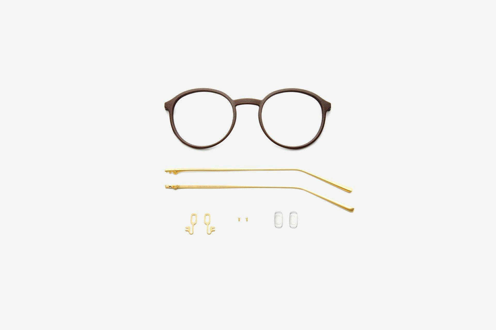 Die flexiblen Brillen der Archetypes Collection werden mit einem innovativen 3D-Druckverfahren hergestellt.