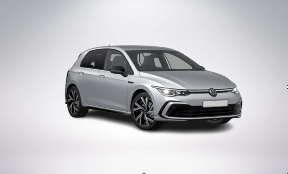 VW Golf 8 R-Line 4 Motion. Automat, Diesel, Allrad. Ab 629 Franken im Monat (statt 661 Franken). Verfügbar Ende November.