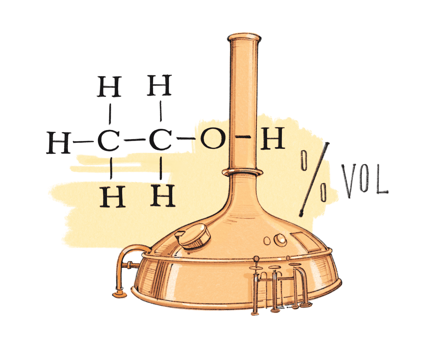 F - Fermentazione: la fermentazione alcolica. Dobbiamo ringraziare la birra e gli alcolici, tra le altre cose, per questo processo.