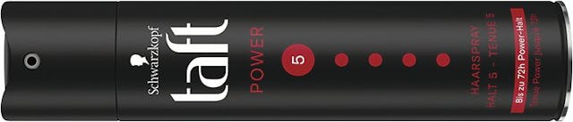Er hat gehalten! 
Taft-Haarspray Power
Mega Strong,
Fr. 3.95 / 250 ml, bei Coop.
