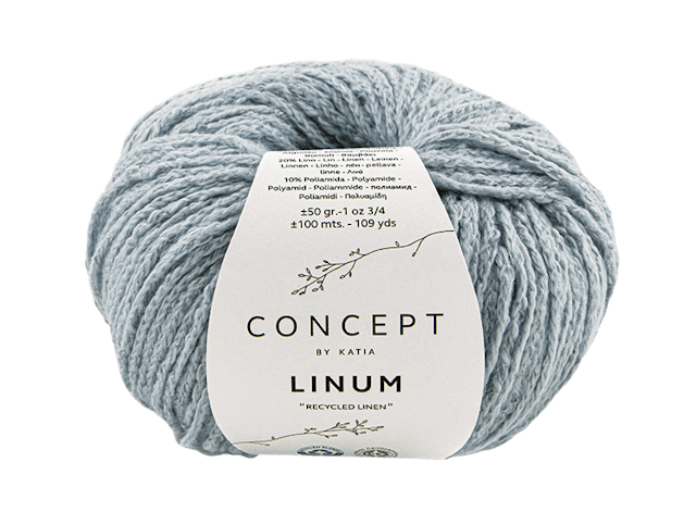 Effetto rustico:
Filato catenella Linum 58
Concept by Katia 
fr. 10.95 / 50 g, da Coop City.