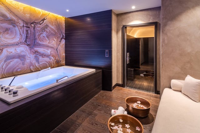 Lässt keine Wünsche übrig: Die Treatment-Suiten des urbanen Luxus-Spas.