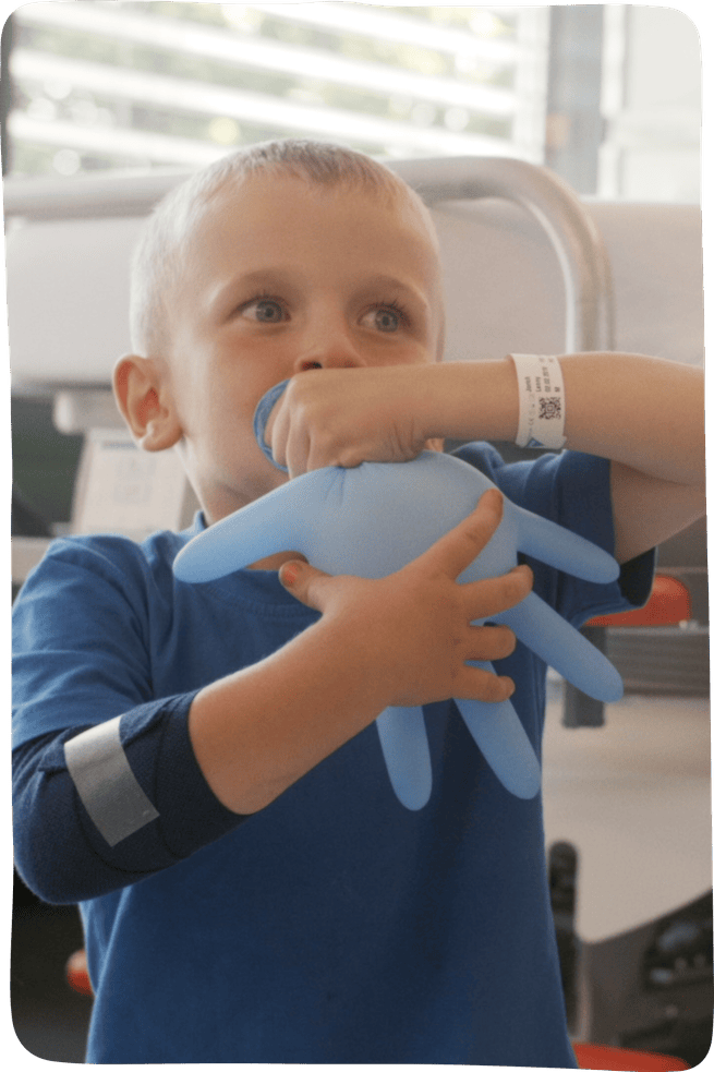 Mit Spiel und Spass dem Alltag im Krankenhaus entfliehen.