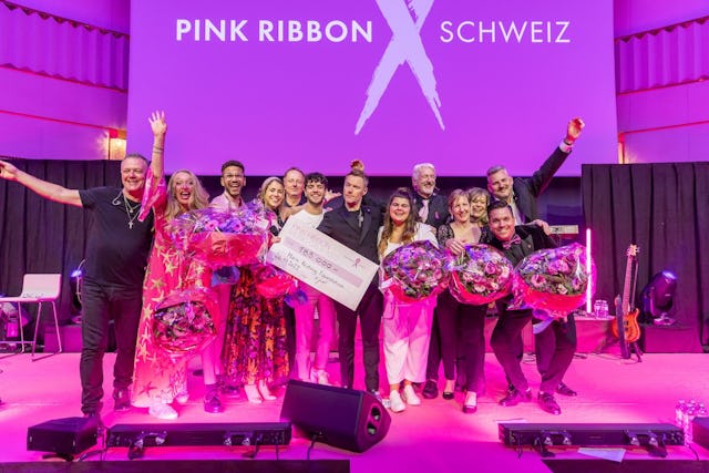Gemeinsam mit den Ambassadoren sang Ronan Keating sogar die Hymne «Zäme simmer stärcher».