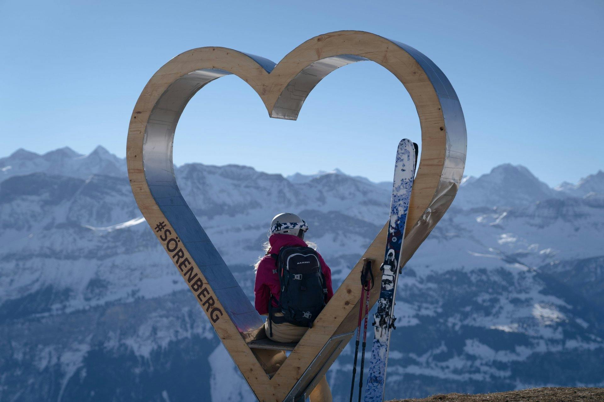Ganz viel Winterliebe: Die UNESCO Biosphäre Entlebuch wärmt allen Fans der kalten Jahreszeit das Herz.