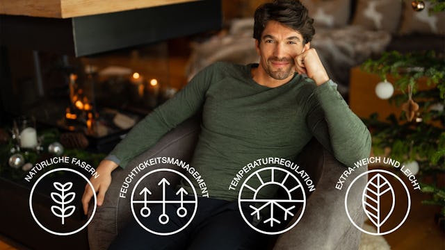 Ein Pyjama aus Merinowolle verleiht der sensiblen Haut eine therapeutische Wirkung. Ein Pyjama aus Merinowolle verleiht der sensiblen Haut eine therapeutische Wirkung.