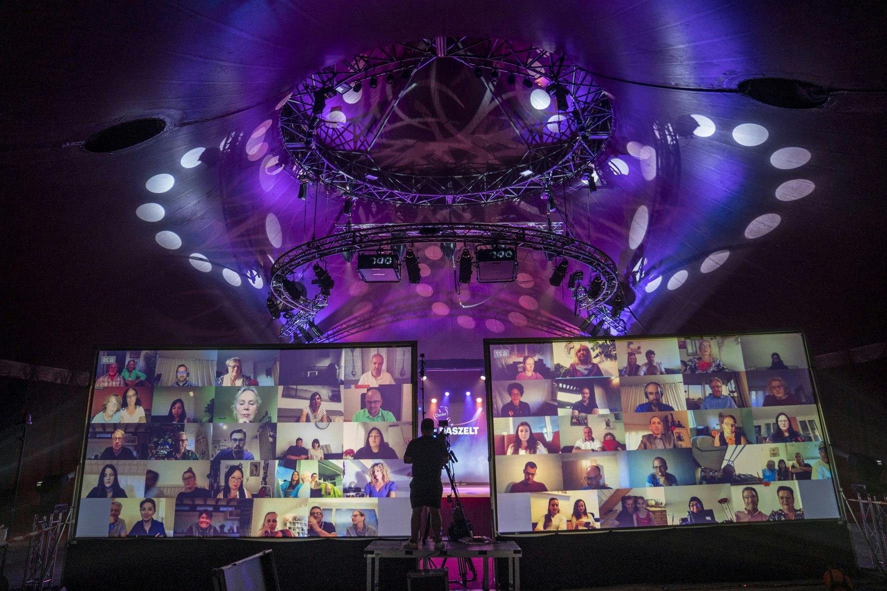 Cisco Webex im Einsatz für die TV-Gala von «Das Zelt»