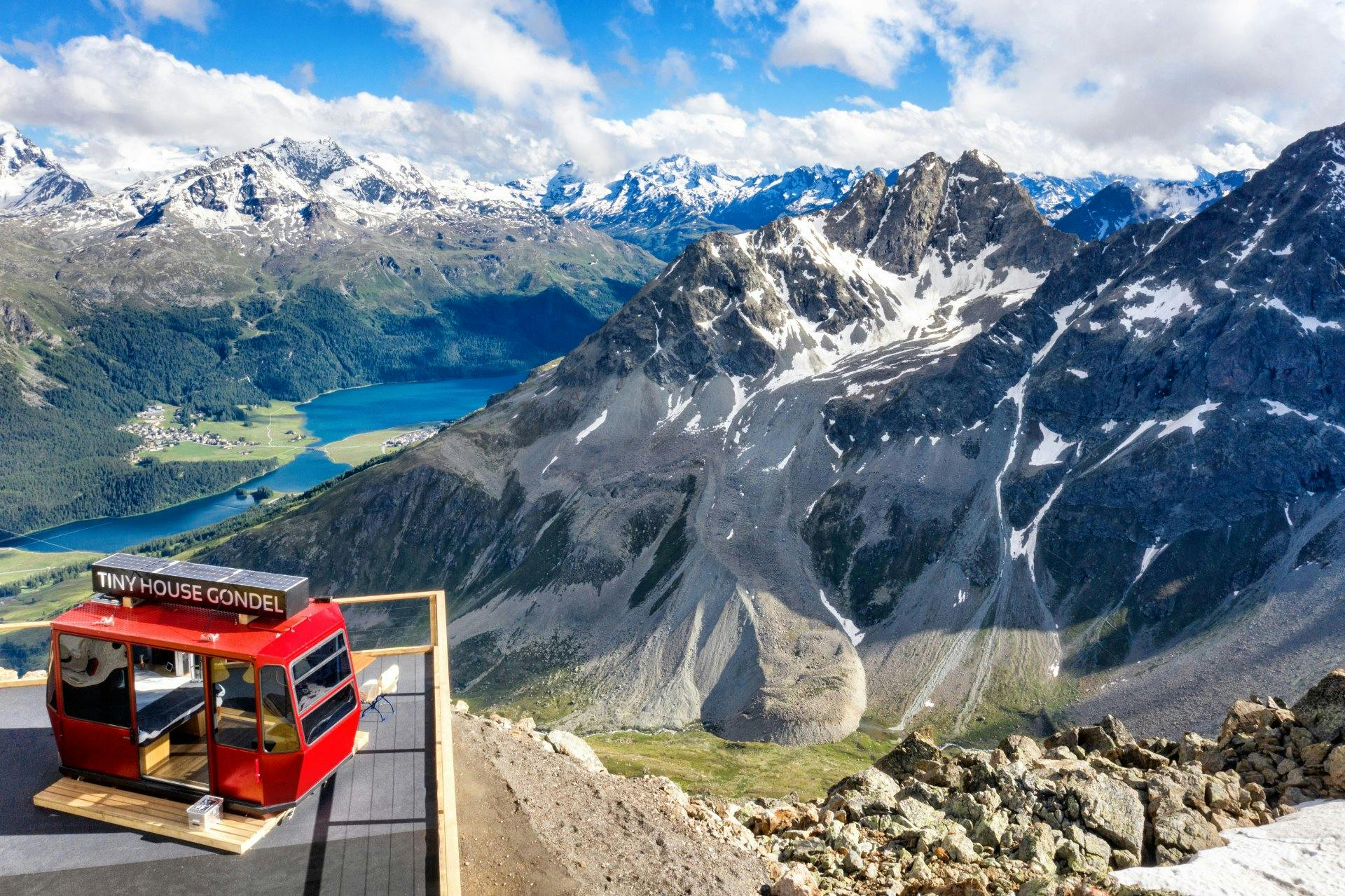 Tiny House Gondel auf dem Piz Nair, St. Moritz (GR)