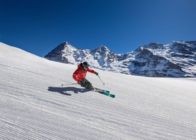Un coin unique, avec des pistes de ski blanches pour tous les niveaux!