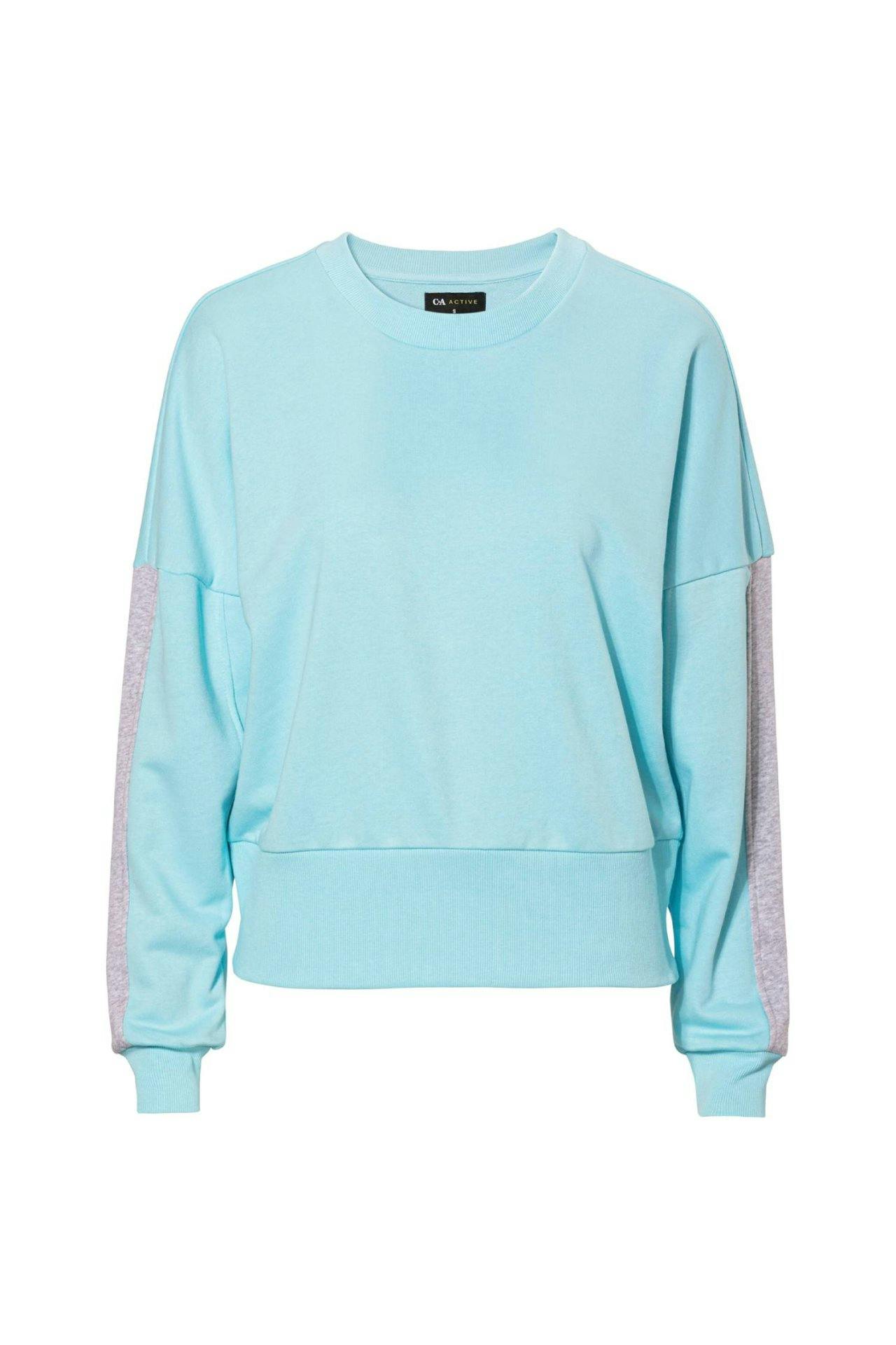 Aus nachhaltiger Baumwolle und recyceltem Polyester: Sweater, 39.95 Franken.