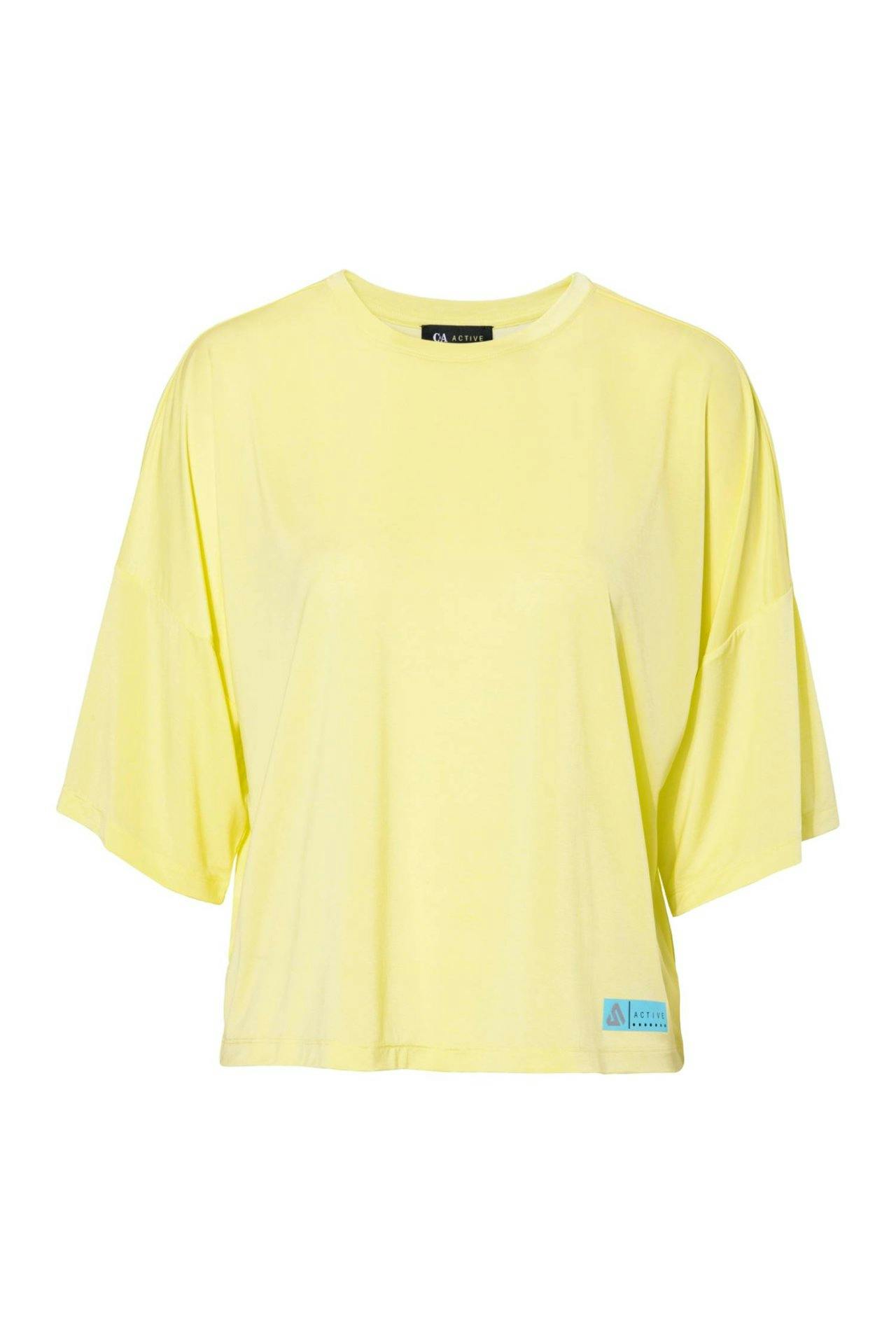 Mit dem luftigen Schnitt bleibst du angenehm kühl: T-Shirt, 19.95 Franken.